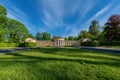 Colonnade of cold mineral water spring Ferdinand - Marianske Lazne Marienbad Royalty Free Stock Photo