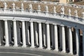 Colonnade designed by architect BERNINI in St. Peter's square in