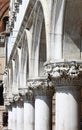 Colonnade of Doge Palace in Venice Royalty Free Stock Photo