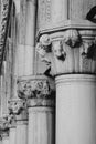 The colonnade at Doge`s Palace in Venice, Italy Royalty Free Stock Photo