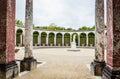 Colonnade fountains with statue The of Proserpina