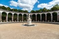 Colonnade grove in the Gardens of famous Chateau de Versailles