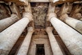 Colonnade at Horus Temple in Edfu Idfu Egypt