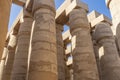 Colonnade in the hypostyle hall of the Karnak Temple