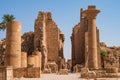 Colonnade in Egypt Royalty Free Stock Photo