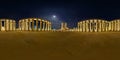Luxor Temple Panorama 360 VR Royalty Free Stock Photo