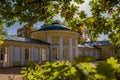 Colonnade of mineral water spring Ferdinand - small west Bohemian spa town Marianske Lazne Marienbad - Czech Republic Royalty Free Stock Photo