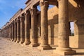 Colonnade at Philae Temple Royalty Free Stock Photo