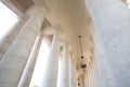 Colonnade in Piazza San Pietro (St Peter's Square) in Vatican Royalty Free Stock Photo