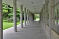 Colonnade in Podebrady Royalty Free Stock Photo