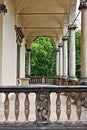 Colonnade in Queen Anne Summer Palace Royalty Free Stock Photo