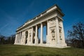 The colonnade on Rajstna is a romantic classicist gloriet near Valtice town, Czech Republic