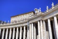 Colonnade of Saint Peters Basilica Royalty Free Stock Photo