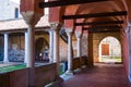 Colonnade of the Santa Fosca Church, Torcello Royalty Free Stock Photo
