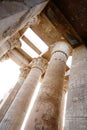 Colonnade in Sobek Temple, Kom Ombo, Egypt Royalty Free Stock Photo