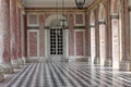 Colonnaded the Grand Trianon in Palace Versailles, France. The G