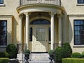 Colonnaded house entrance