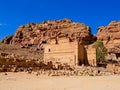 Colonnaded Street in ancient city Petra, Jordan Royalty Free Stock Photo
