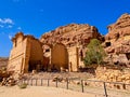 Colonnaded Street in ancient city Petra, Jordan Royalty Free Stock Photo