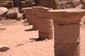 The Colonnaded Street in the lost city of Petra