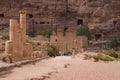 The Colonnaded street. Petra, Jordan Royalty Free Stock Photo