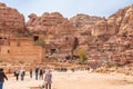 Colonnaded Street in Petra, Jordan Royalty Free Stock Photo