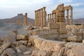 Colonnades and castle, Palmyra