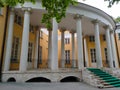 Colonnades of the main house of the estate Lublino Royalty Free Stock Photo