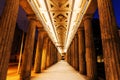 Colonnades at the National Gallery in Berlin, Germany Royalty Free Stock Photo