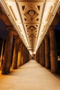 Colonnades at the National Gallery in Berlin, Germany Royalty Free Stock Photo
