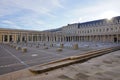 The Colonnes de Buren in the Palais Royal in Paris Royalty Free Stock Photo