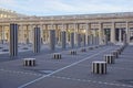 The Colonnes de Buren in the Palais Royal in Paris Royalty Free Stock Photo