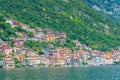 Colonno village and lake Como in Italy