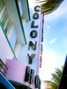 Colony Hotel Miami Royalty Free Stock Photo