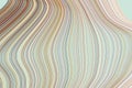 Color abstract line, curve & wave geometric pattern generative art background. Canvas, texture, design & repeat. Royalty Free Stock Photo