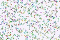 Color abstract mixed pattern generative art background. Shape, vector, backdrop, line & effect. Royalty Free Stock Photo