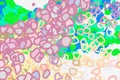 Color abstract motion, particle or random pattern generative art background. Surface, vector, repeat & texture. Royalty Free Stock Photo