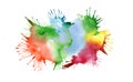 Color abstract color watercolor blot background Royalty Free Stock Photo