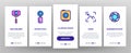 Color Action Camera Onboarding Vector