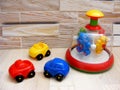 Color baby toys cars Royalty Free Stock Photo