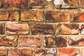 A color background image of an old brick wall.