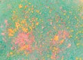 Color background of paint splashes ,abstract colorful oil paint texture on canvas Royalty Free Stock Photo