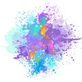 Color background of paint splashes Royalty Free Stock Photo