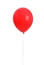 Color balloon on white background