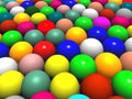 Color balls or easter eggs