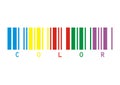 Color bar code draw Royalty Free Stock Photo