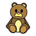 Color bear teddy cute toy childhood