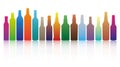 Color bottles