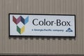 Color-Box facility. Color-Box was acquired by the Menasha Corporation Royalty Free Stock Photo