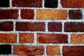 Color bricks wall Royalty Free Stock Photo